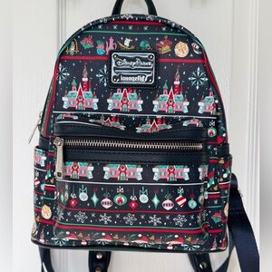 Loungefly Disney Parks Festive Castle Backpack